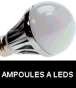 Lampes &agrave; leds